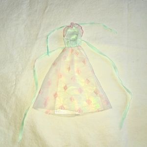 Vintage barbie dress gown designer originals fashion 70s